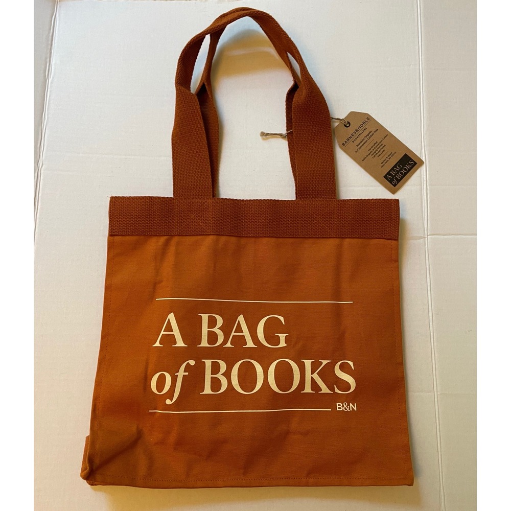 Barnes And Noble A Bag Of Books Fair Trade Cotton Tote Bag New With Tags